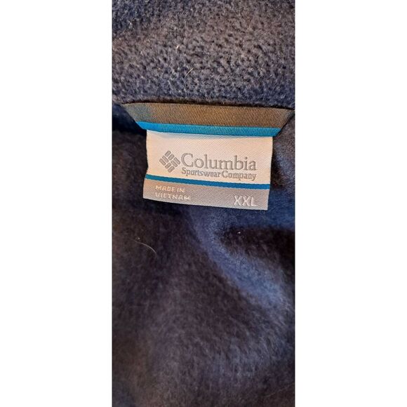 Columbia Men's Fleece Jacket Pockets, Mock Neck, Zipper, Long Sleeve XXL New - Picture 5 of 7